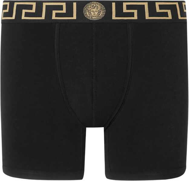 Lenjerie intima Versace Boxer Shorts With Greek BLACK Barbati (BM 18319699) 1