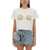 Magda Butrym T-Shirt With Crochet Bra WHITE