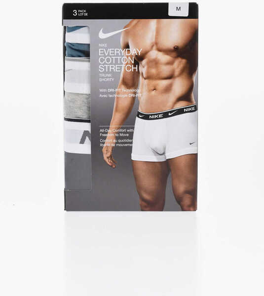 Lenjerie intima Nike Set Of 3 Stretch Cotton Boxer With Logoed Elastic Band Multicolor Barbati (BM 18320023) 1