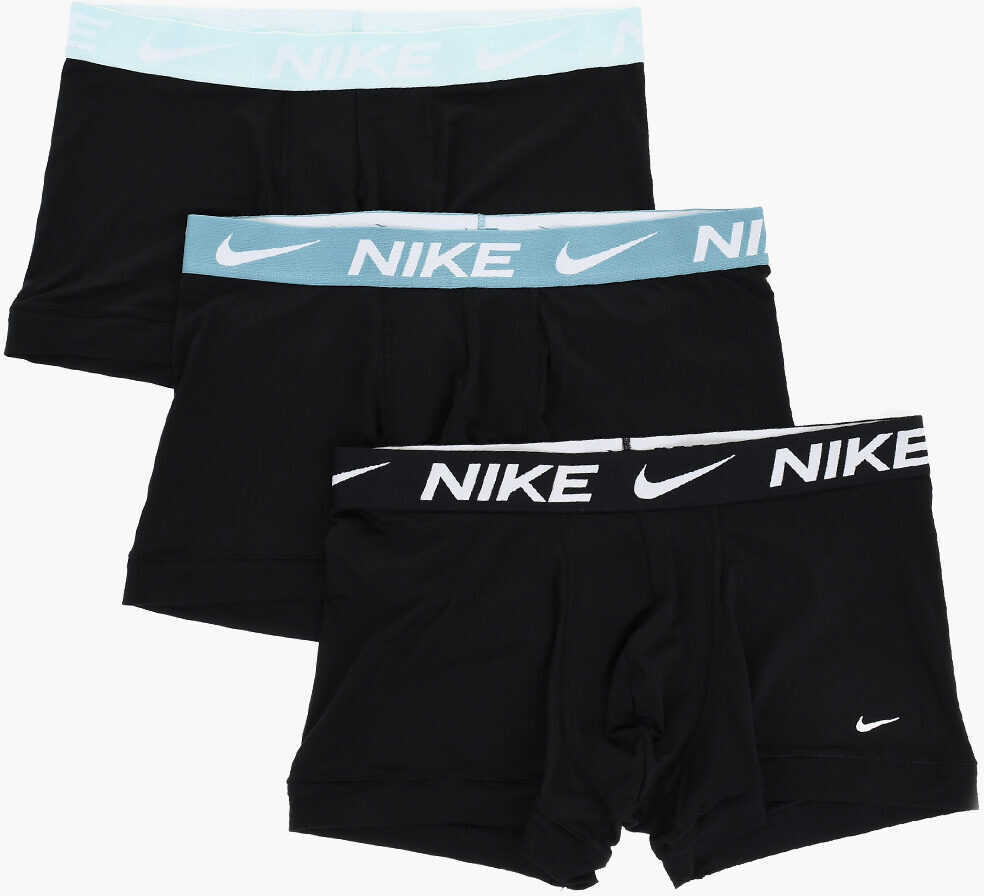 Lenjerie intima Nike Dri-Fit 3 Pair Boxers Set With Logoed Waist Band Blue Barbati (BM 18320026) 2