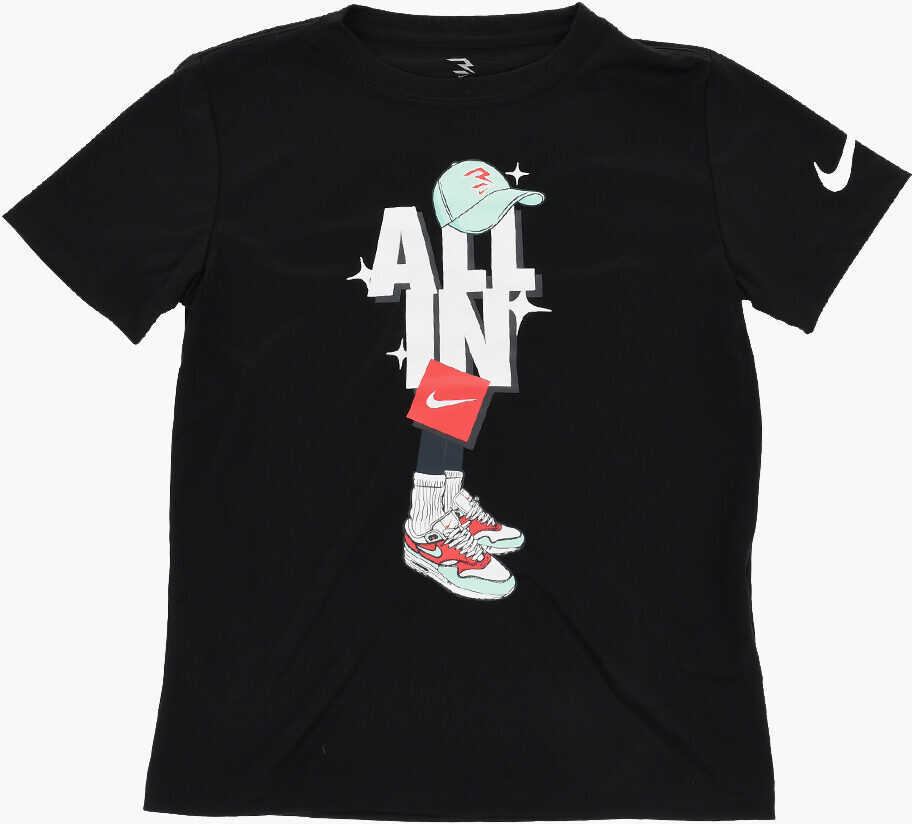 Tricouri Nike Mesh Shorts And Crew-Neck T-Shirt Graff Lock Up Set Black Baieti (BM 18320029) 2