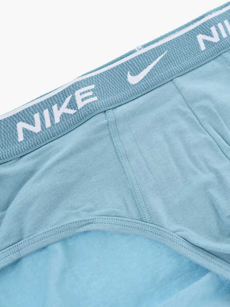 Chiloti Nike Set 3 Pairs Of Stretch Cotton Briefs With Logoed Elastic Ban Black Barbati (BM 18320068) 4