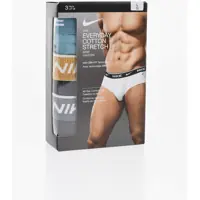 Chiloti Set 3 Pairs Of Stretch Cotton Briefs With Logoed Elastic Ban Barbati