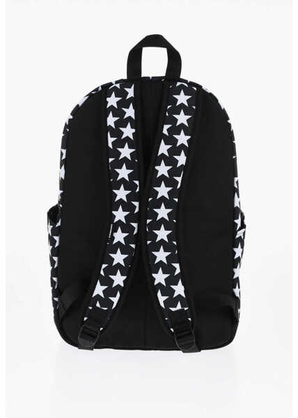 Rucsacuri Converse All Star Chuck Taylor All-Over Stars Two-Tone Backpack Black & White Femei (BM 18320074) 4