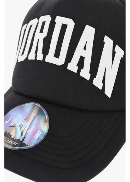 Caciuli Nike Air Jordan Solid Color Trucker Cap With Contrasting Logo Black Baieti (BM 18320077) 2