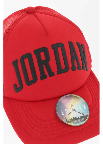 Caciuli Nike Air Jordan Solid Color Trucker Cap With Contrasting Logo Red Baieti (BM 18320080) 2