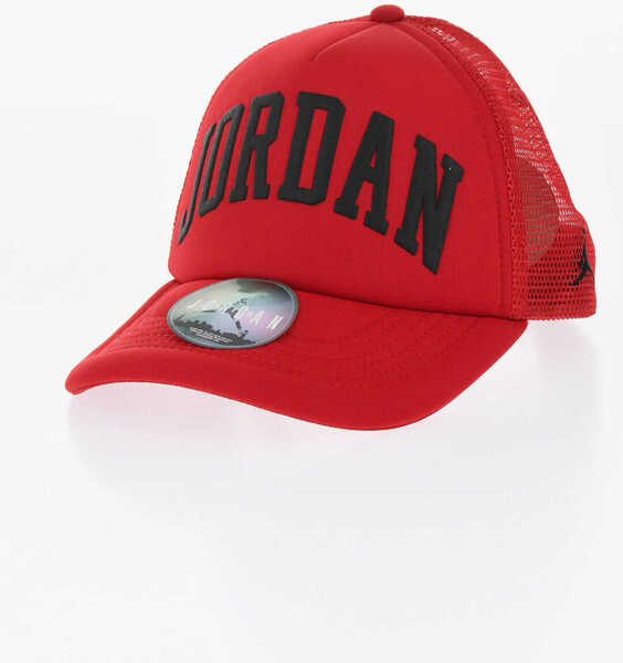 Caciuli Nike Air Jordan Solid Color Trucker Cap With Contrasting Logo Red Baieti (BM 18320080) 1