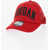Nike Air Jordan Solid Color Trucker Cap With Contrasting Logo Red