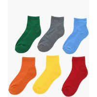 Sosete pentru Fete - Sosete Nike Air Jordan Set 6 Pairs Of Stretch Fabric Socks With Embroide Multicolor Fete (BM 18320083) - B-mall.ro
