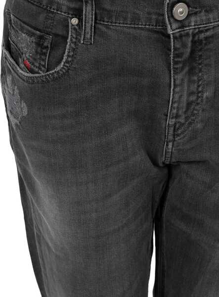 Pantaloni casual Diesel Belthy-Ankle-D 00SA320 Czarny Barbati (BM 18320116) 3