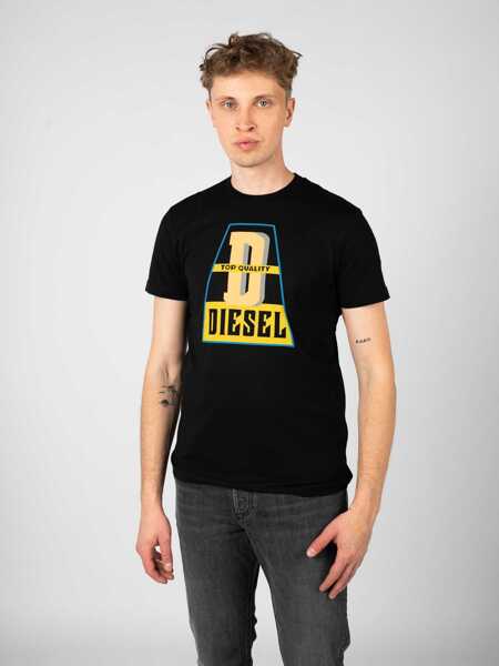 Tricouri Diesel T-Diegor A10376 Czarny Femei (BM 18320131) 3