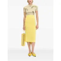 Imbracaminte Dama pagina 499 - Tricouri Polo JACQUEMUS Jacquemus Polo BANANAJACQUARDYELLOW Femei (BM 18321813) - B-mall.ro