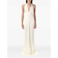 Rochii Ralph Lauren Satin Gown Femei