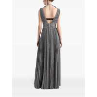 Imbracaminte Dama pagina 276 - Rochii Dolce & Gabbana Dolce & Gabbana Micro-Sequin Long Pleated Dress SILVER Femei (BM 18321897) - B-mall.ro
