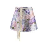 Pantaloni casual ZIMMERMANN Dama - Pantaloni casual ZIMMERMANN Zimmermann Printed Silk Shorts WHITE Femei (BM 18322032) - B-mall.ro