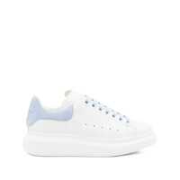 Sneakers Alexander McQueen White And Light Blue Leather Sneakers Femei