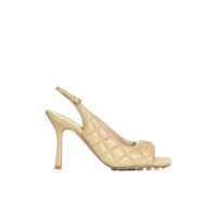 Pantofi cu toc Bottega Veneta Padded Leather Slingback Sandals Femei