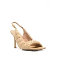 Pantofi cu toc Bottega Veneta Dama - Pantofi cu toc Bottega Veneta Bottega Veneta Padded Leather Slingback Sandals Beige Femei (BM 18322338) - B-mall.ro