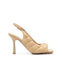 Pantofi cu toc Bottega Veneta Padded Leather Slingback Sandals Femei