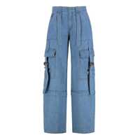 Pantaloni casual Versace Jeans Couture Cotton Cargo-Trousers Femei