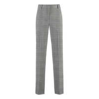 Pantaloni casual Pt Torino Prince-Of-Wales Checked Trousers Femei