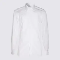 Camasi Tom Ford White Cotton Shirt Barbati