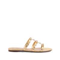 Sandale Valentino Garavani Rockstud Leather Flat Sandals Femei