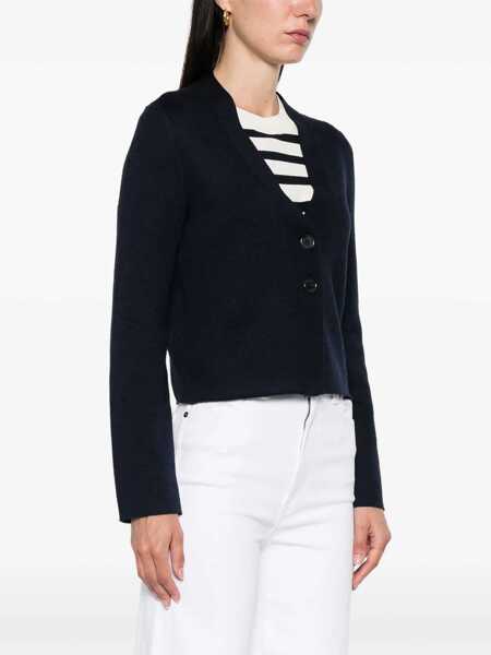 Cardigane A.P.C. A.P.C. Cardigan Navy Femei (BM 18325551) 3