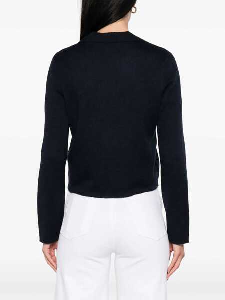 Cardigane A.P.C. A.P.C. Cardigan Navy Femei (BM 18325551) 4