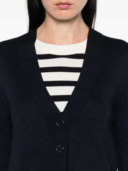 Cardigane A.P.C. A.P.C. Cardigan Navy Femei (BM 18325551) 5