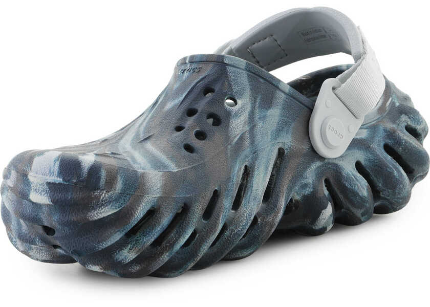 Slapi Crocs Echo Marbled Clog GS Black Sand / Multi Black Femei (BM 18325579) 3