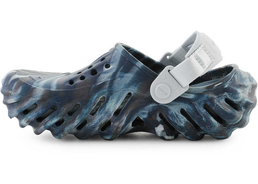 Slapi Crocs Echo Marbled Clog GS Black Sand / Multi Black Femei (BM 18325579) 4