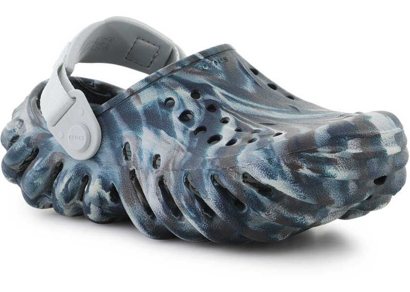 Slapi Crocs Echo Marbled Clog GS Black Sand / Multi Black Femei (BM 18325579) 1