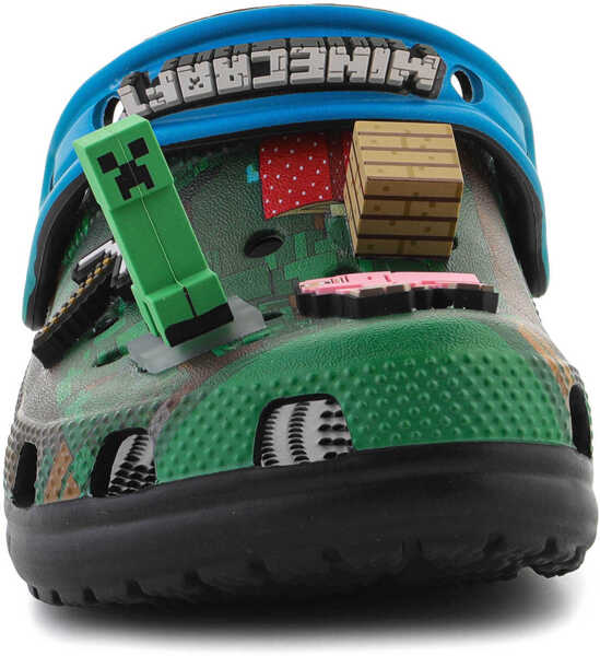 Sandale Crocs Classic Minecraft Clog Kids Multi Multi Black Baieti (BM 18325582) 2