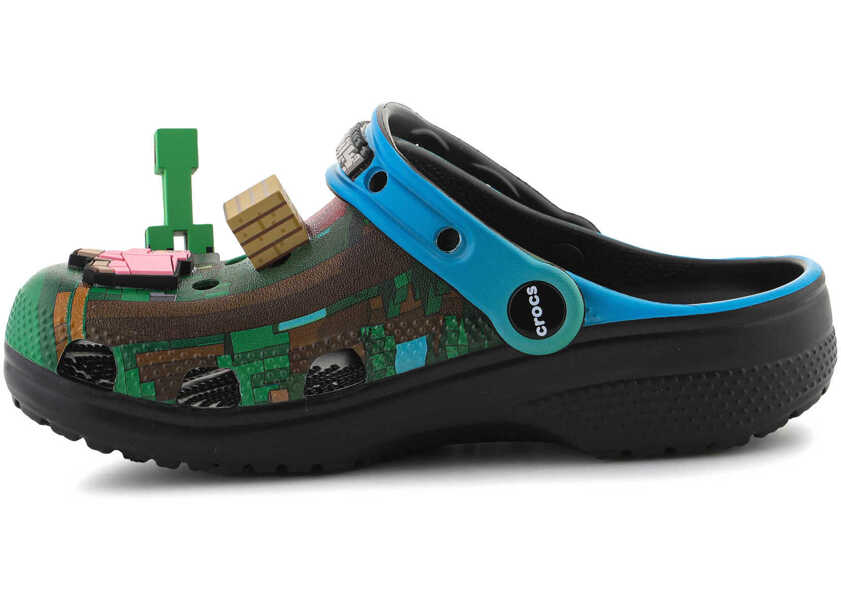 Sandale Crocs Classic Minecraft Clog Kids Multi Multi Black Baieti (BM 18325582) 4