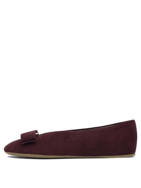 Balerini Ferragamo Ballerinas Bordeaux Femei (BM 18325620) 3