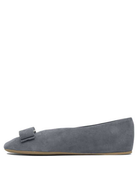 Balerini Ferragamo Ballerinas Grey Femei (BM 18325629) 3