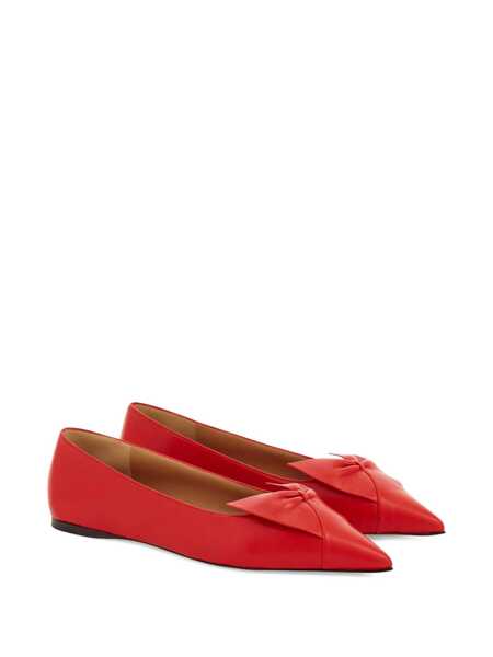Balerini Ferragamo Ballerinas Red Femei (BM 18325638) 2