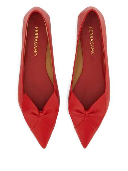 Balerini Ferragamo Ballerinas Red Femei (BM 18325638) 3