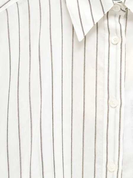 Camasi office TOTME Silk blend striped shirt White Femei (BM 18325680) 3