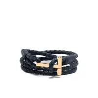Bratari T-braided leather bracelet Barbati