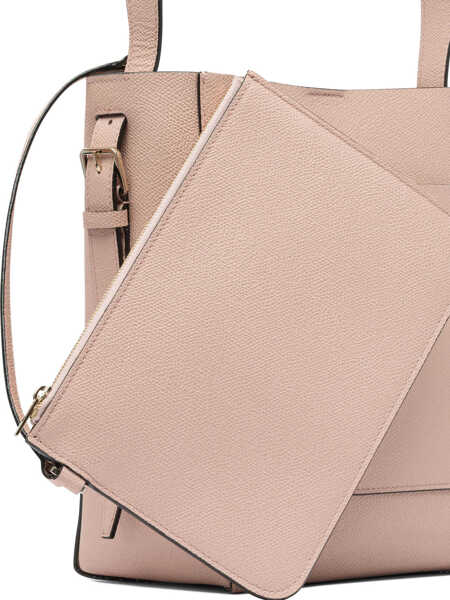 Genti de mana VALEXTRA Soft Mini Bucket Bag Pink Femei (BM 18325809) 4