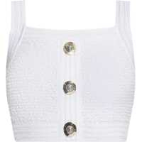 Topuri Balmain Tweed crop Top