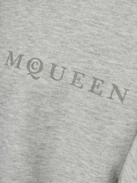 Tricouri Alexander McQueen Logo T-Shirt GREY/GREY Barbati (BM 18325885) 5