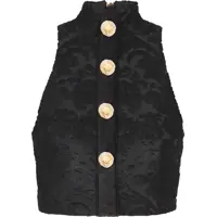 Topuri Balmain Baroque crop Top