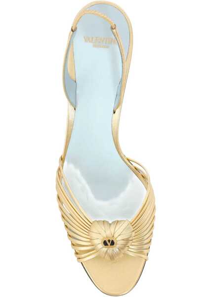Sandale Valentino Garavani Royal Sandals ANTIQUE BRASS LIGHT Femei (BM 18325891) 4