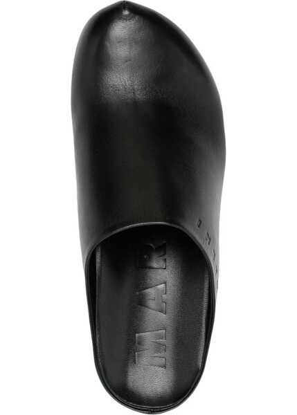 Sandale Marni Leather Mules BLACK Femei (BM 18325900) 4