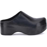 Sandale Leather Sabots Femei