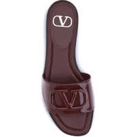 Sandale Valentino Garavani Dama - Sandale Valentino Garavani Patent leathe VLogo slide Sandals ROSEWOOD Femei (BM 18325906) - B-mall.ro