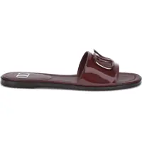 Sandale Patent leathe VLogo slide Sandals Femei